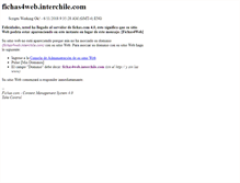 Tablet Screenshot of fichas4web.interchile.com